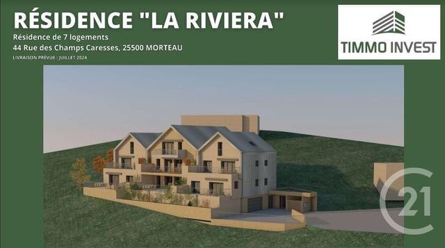 appartement à vendre - 4 pièces - 95.38 m2 - MORTEAU - 25 - FRANCHE-COMTE - Century 21 Pg Immobilier