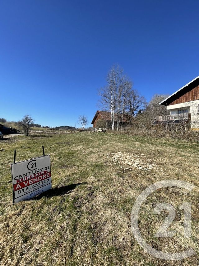 terrain à vendre - 1123.0 m2 - MORTEAU - 25 - FRANCHE-COMTE - Century 21 Pg Immobilier
